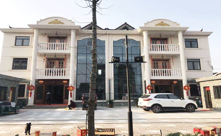 金堂自建房碳纤维电缆线安装案例